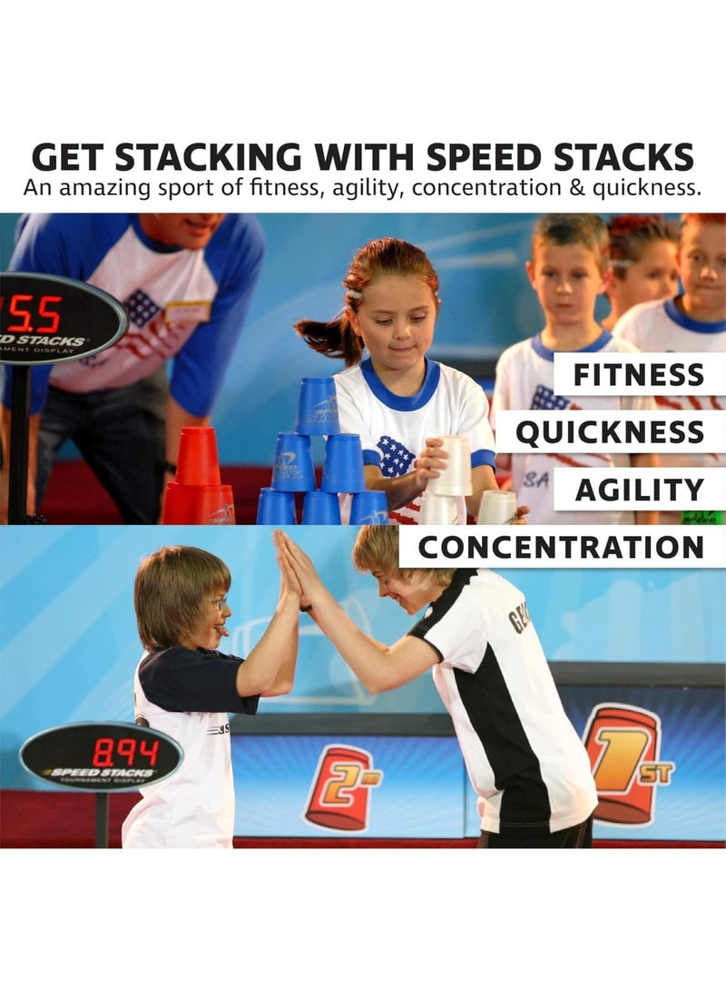 Speedstacks Speed Stacks G5 Stack Mat For Puzzle and Cup Stacks Black Flame - Image 4